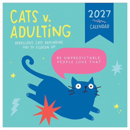 2027 Cats vs Adulting Mini Calendar